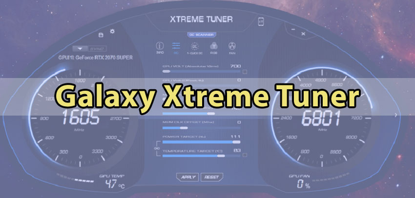 Galaxy Xtreme Tuner program