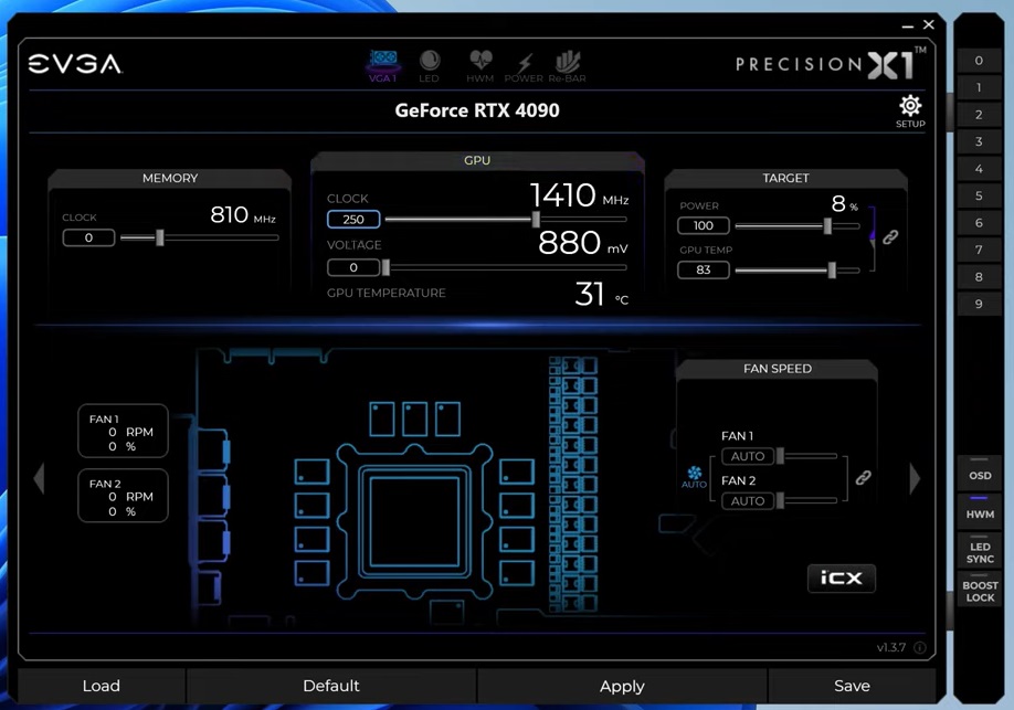 Precision X1 test GeForce RTX 4090