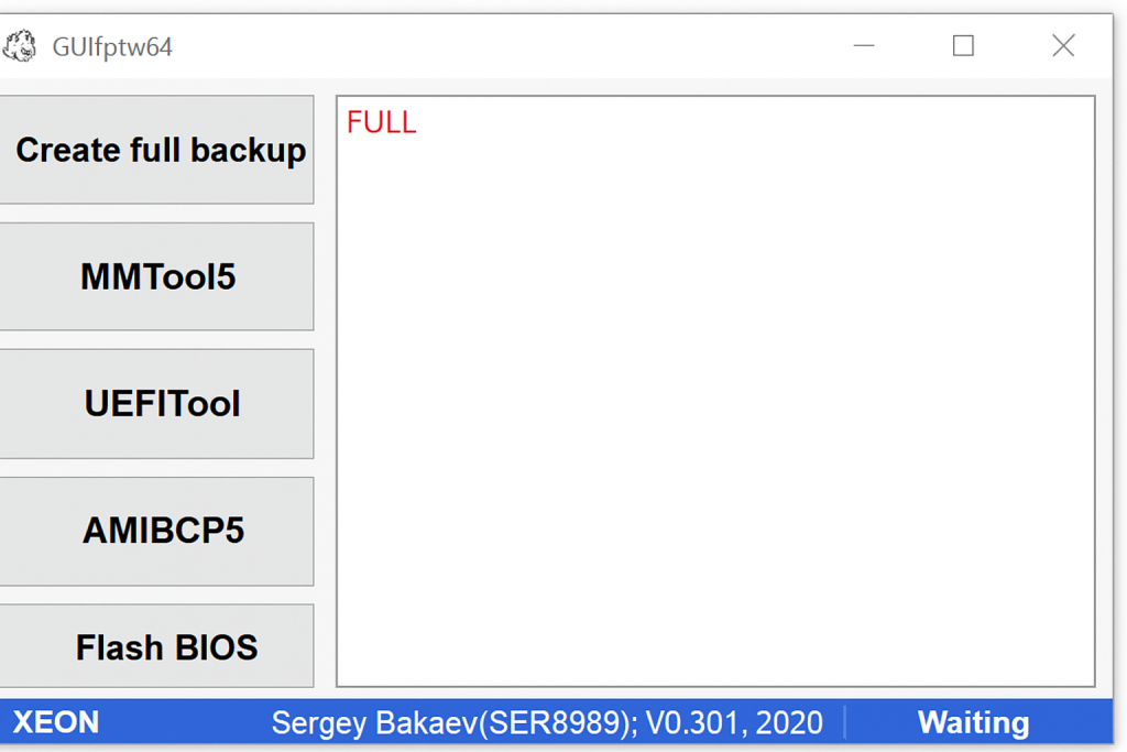 Screenshot GUIfptw64v0.31